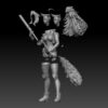 cyberpunk wolf girl 3d print - Image 8