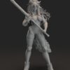 cyberpunk wolf girl 3d print - Image 4