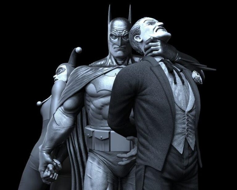 Batman Interrupted stl for 3d printing files marvel dc - Stl3dprinter