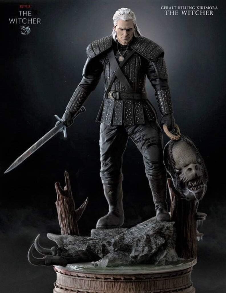 The Witcher - Geralt of Rivia- STL - 3d Print Files - Stl3dprinter
