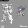 Gundam Evo Jegan RX0 Armor suit 3d print stl files - Image 2