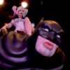 Harley quinn on lipman 3d print stl files - Image 3