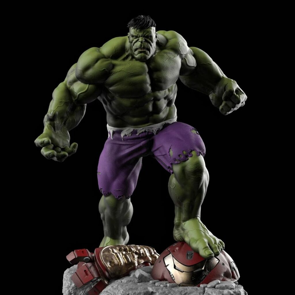 Hulk statue 3d print stl files - Stl3dprinter
