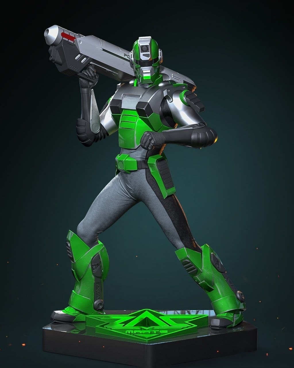 Cybercop 3d print stl files